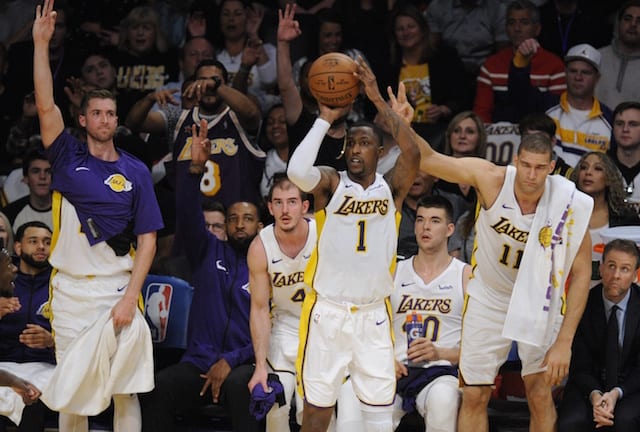 Kentavious Caldwell-Pope, Kyle Kuzma Lead Lakers To Setting Franchise Record For Most 3-Pointers Made