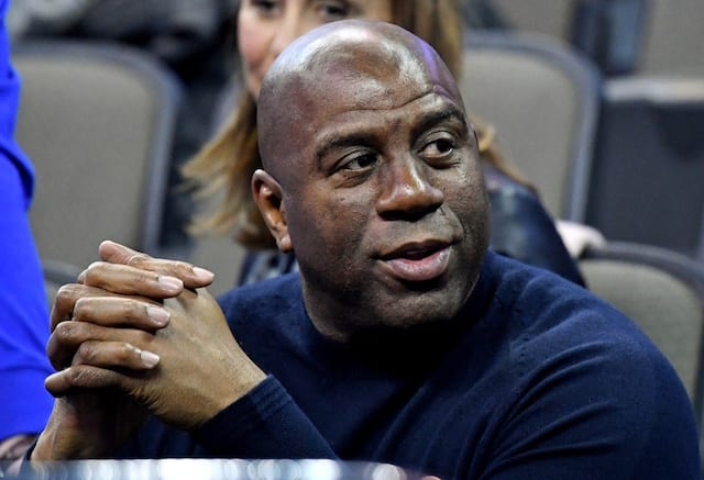 Magic Johnson Complimentary Of Lakers Young Core, Declines To Address Potential Trade