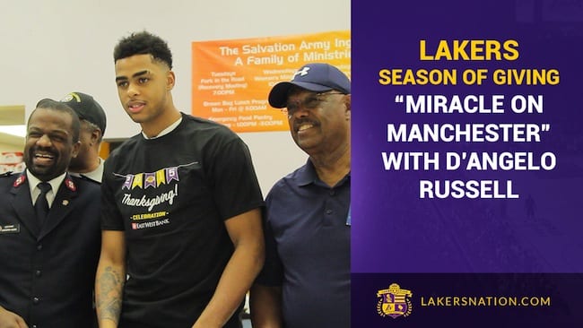 Lakers 2015 ‘season Of Giving’ (videos)