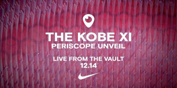 Lakers News: Nike Kobe Xi Will Be Unveiled On Periscope