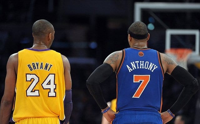 Carmelo Anthony Considered Lakers For Chance To Play With Kobe Bryant