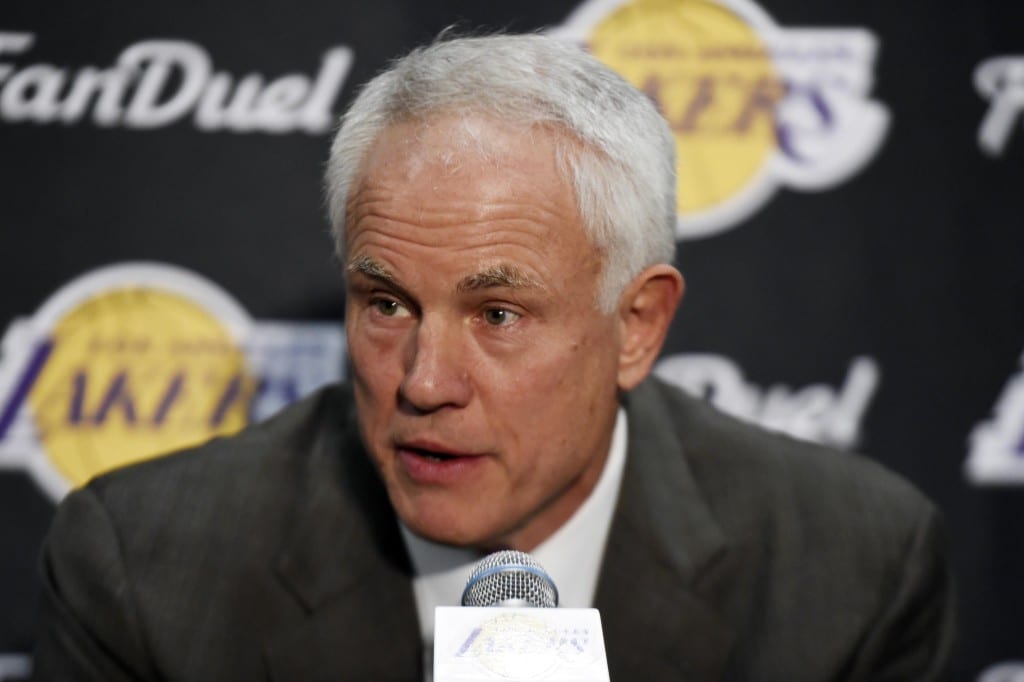 Lakers Gm Mitch Kupchak Says Team Could End Up Trading Draft Pick