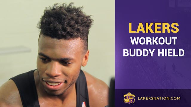 Buddy Hield After His Lakers Draft Workout (video)