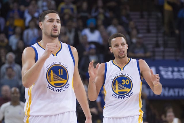 klay thompson and steph curry