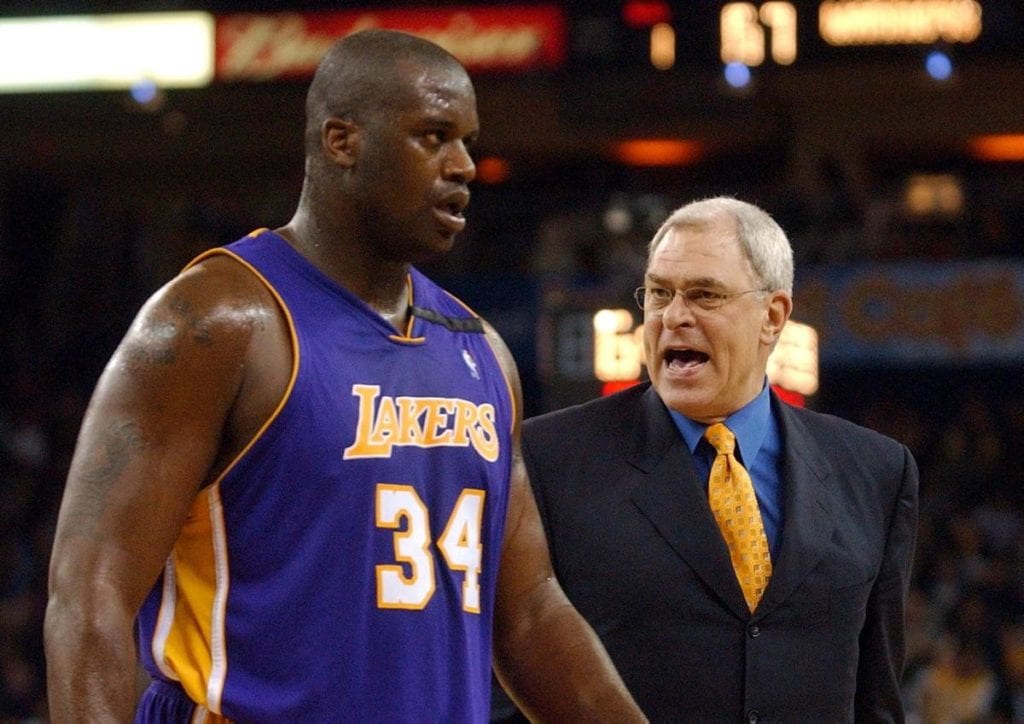 Lakers News Phil Jackson Pleased Shaquille O Neal Enters Hall Of Fame As A Laker Lakers Nation