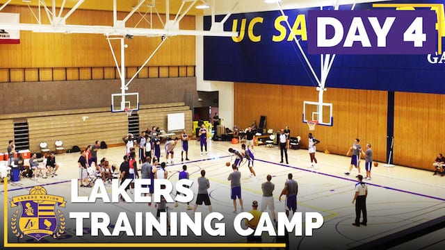 Lakers Training Camp: Day 4 (1-on-1 & 3-point Competition Video)