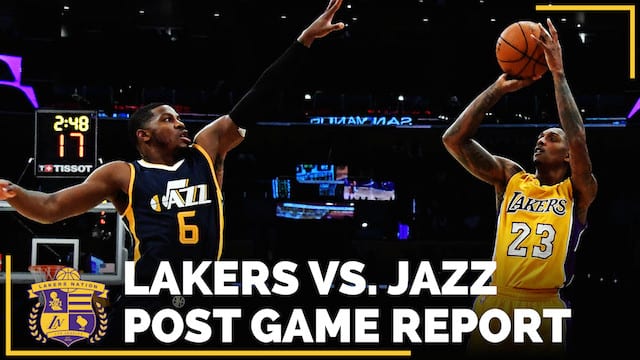 Los Angeles Lakers Vs. Utah Jazz Postgame (videos)