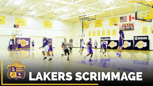 Video: Lakers Rookies Ivica Zubac, Brandon Ingram Trade Slam Dunks