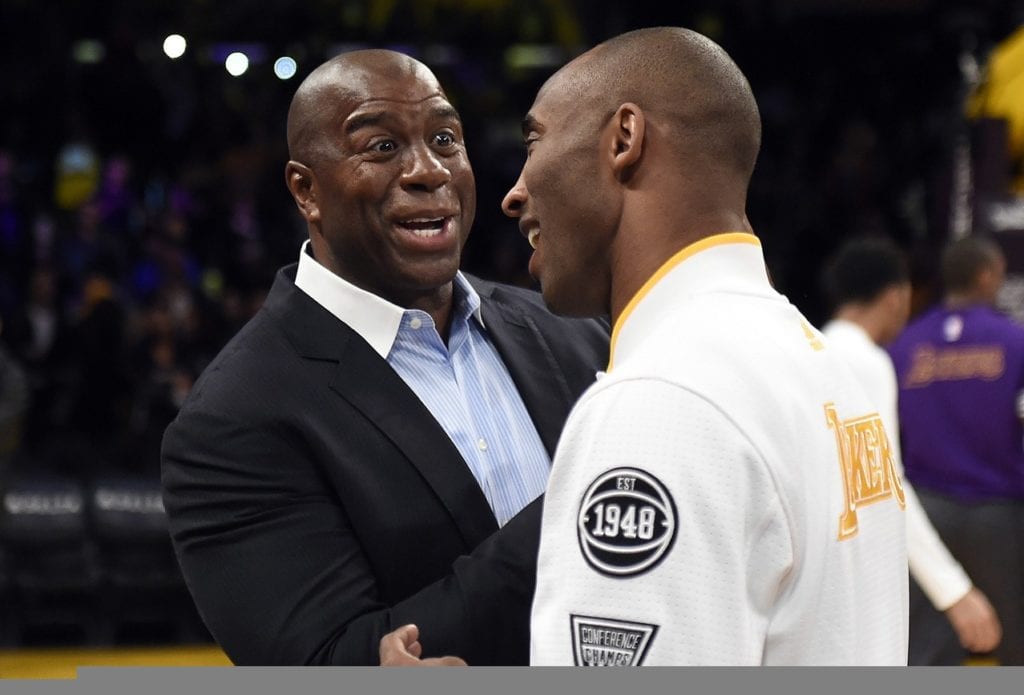 Magic Johnson Wants Kobe Bryant To Help With The Lakers