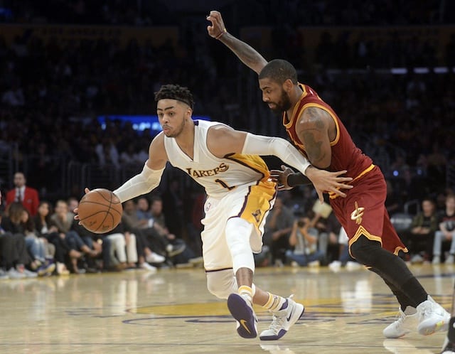 D'Angelo Russell, Lakers, Kyrie Irving, Cavaliers