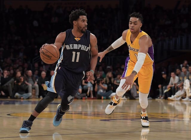 Lakers News: D’angelo Russell Says Mike Conley Is A Veteran He Looks Up To