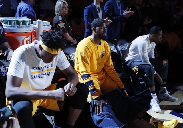 Paul George Asked About Free Agency, Pacers’ Roster After Early Playoff Exit