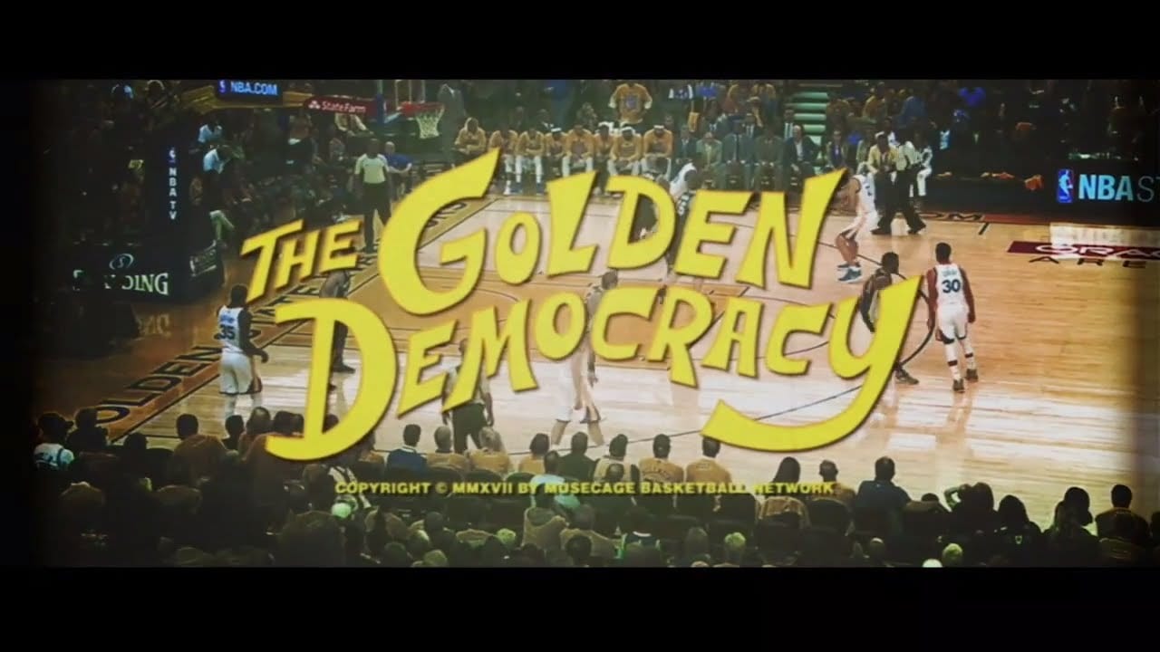 Lakers Video: Kobe Bryant Outlines Warriors In ‘the Golden Democracy’ Canvas