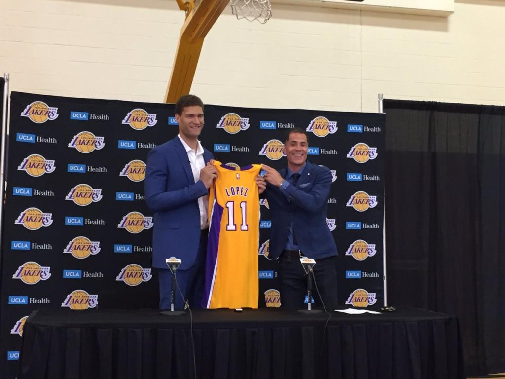 Brook Lopez Calls Playing For Lakers ‘a Dream Come True’