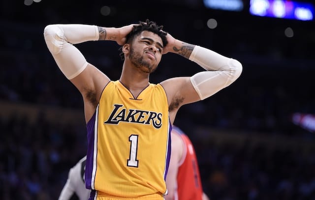Lakers News: Lonzo Ball Reacts To D’angelo Russell Trade