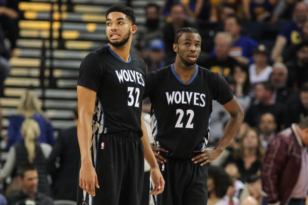 Karl-Anthony Towns Andrew Wiggins Timberwolves