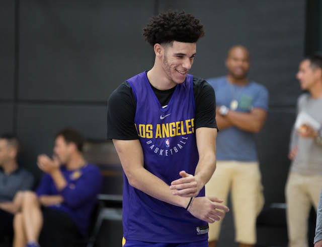 Lakers Practice Notes & Video: Lonzo Ball’s Early Leadership Signs