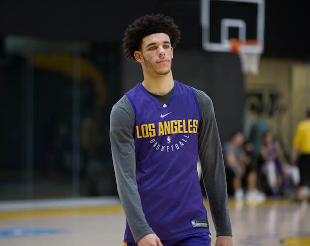 Lakers Video: Lonzo Ball Knocks Down Three After Three With New Haircut  Lakers Nation