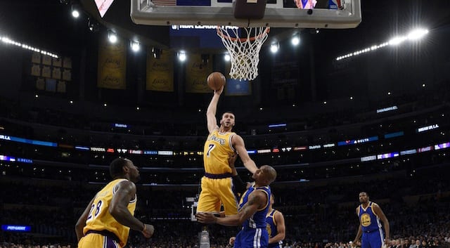 Lakers News: Larry Nance Jr. Jokes About Potentially Dunking On Nick Young