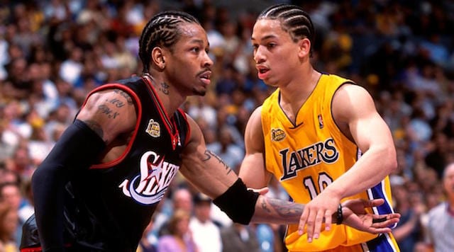 Allen Iverson, Tyronn Lue, Sixers, Lakers, 76ers