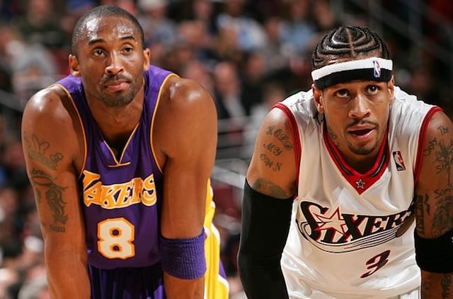 Kobe Bryant, Allen Iverson, Lakers