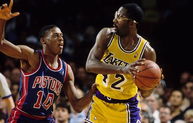 This Day In Lakers History: James Worthy Records First Career Triple ...