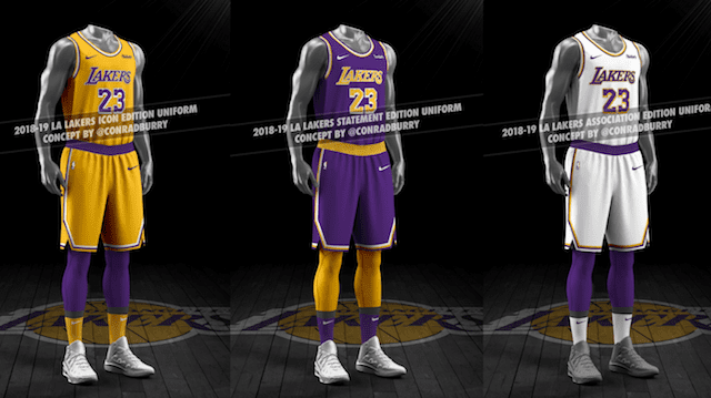 Lakers Rumors Nike Unveiling New Jerseys For 2018 19 Nba Season That Have Retro Feel Lakers Nation