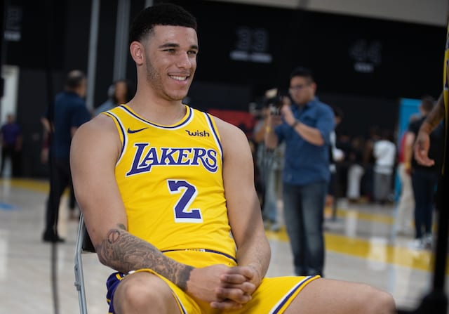 Lonzo Ball, 2018 Lakers Media Day