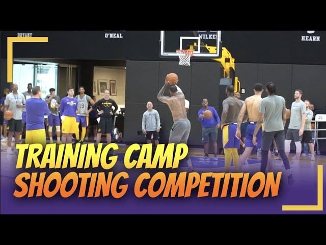Turning up the competition  Lakers Training Camp 