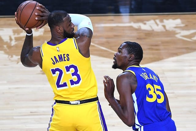 Kevin Durant, LeBron James, Lakers, Warriors