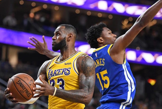 LeBron James, Lakers Put On Las Vegas Show And Get Win Over Warriors