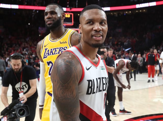 Damian Lillard Hoping To Face Lakers In Playoffs, Vows To Sit Out ...