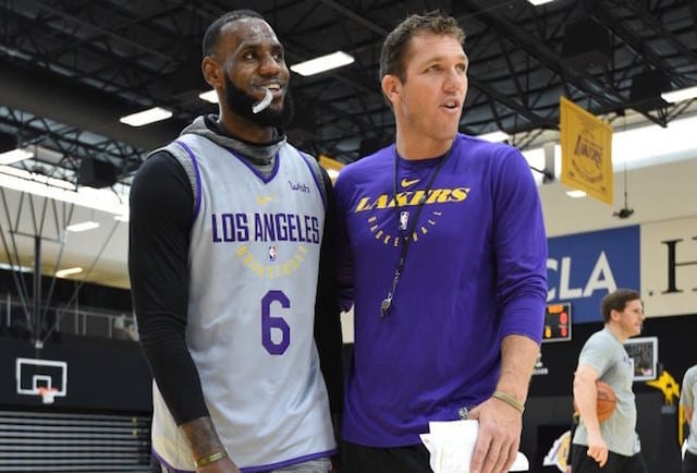 LeBron James, Luke Walton