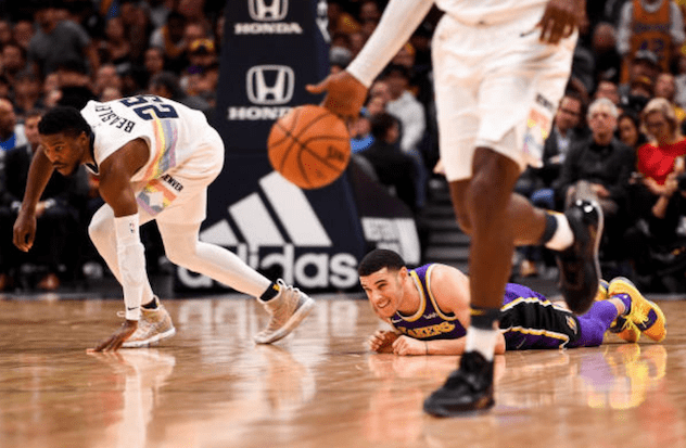 Lakers Lose Lonzo Ball To Sprained Ankle, Get Blown Out By Nuggets