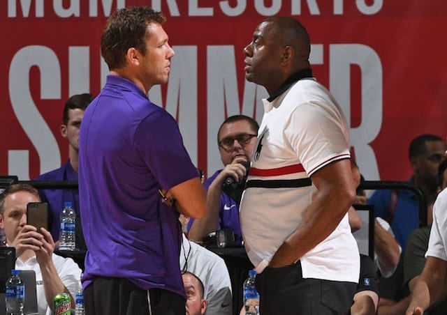 Lakers Rumors Magic Johnson Was Angry In Meeting But Luke Walton Not In Danger Of Being Fired Lakers Nation