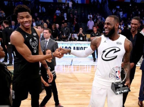 2019 NBA All-Star Game Starters, LeBron James & Giannis Antetokounmpo ...