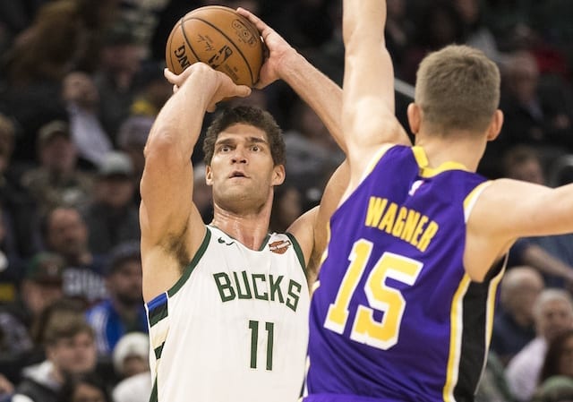 Nba Free Agency Rumors Lakers Interested In Bringing Back Brook Lopez Lakers Nation