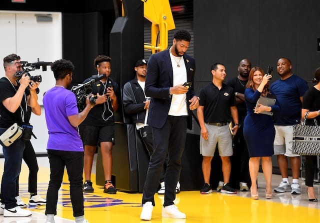 Anthony Davis Says Lakers Were Always His Top Choice, Says Lebron James Texted Him 10 Minutes After Trade