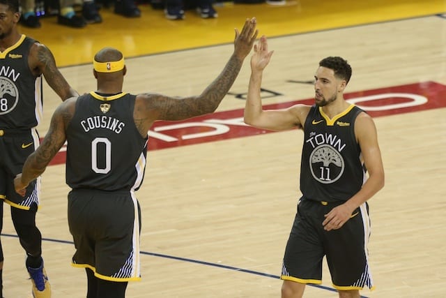 Lakers News: Klay Thompson Praises Demarcus Cousins As A Great Teammate And ‘gamer’