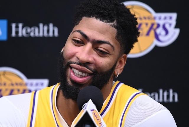 Lakers Training Camp: Anthony Davis Discusses Playing With Javale Mcgee, Dwight Howard