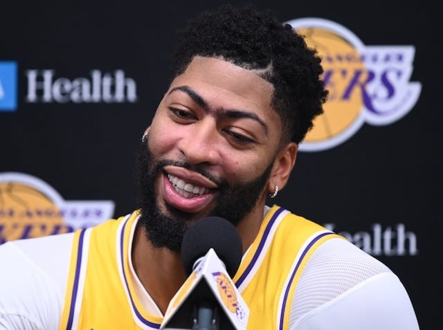 Lakers Training Camp: Anthony Davis Discusses Playing With Javale Mcgee, Dwight Howard