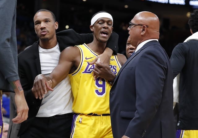 Lakers News: Rajon Rondo Fined $35,000 For Unsportsmanlike Physical Contact With Dennis Schroder