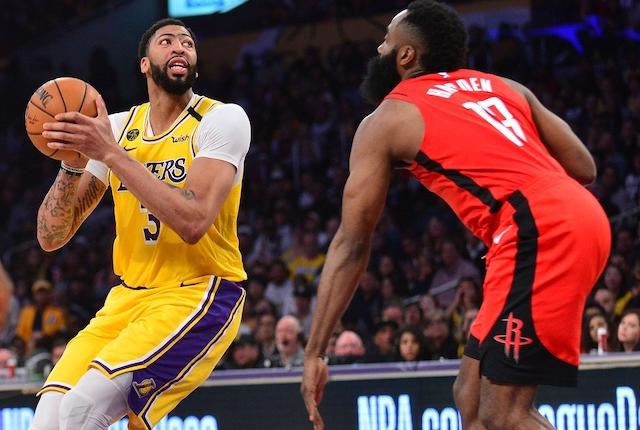 Lakers News Anthony Davis Reflects On Playing Against Small Ball Rockets Lakers Nation