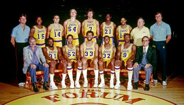 Los Angeles Lakers 1979-1980 Team