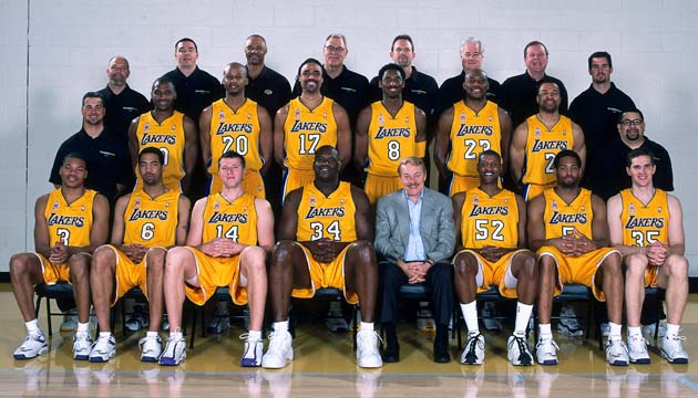 2001 02 Los Angeles Lakers Roster Stats Schedule And Results Lakers Nation