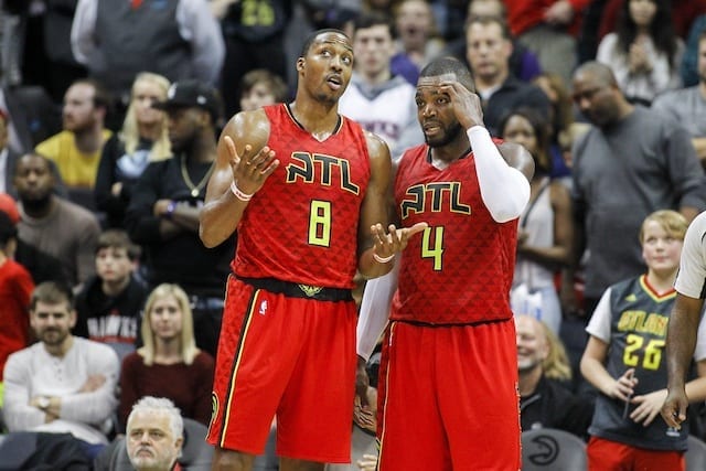 Dwight Howard gets caught using stickum prior to Paul Millsap free