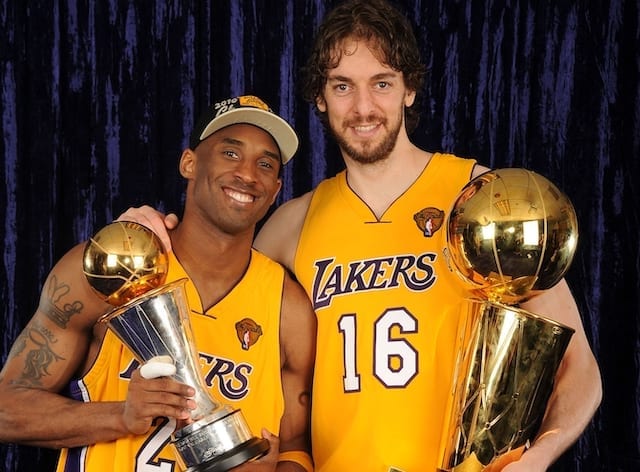 Lakers News: Pau Gasol Admits It's Tough To Get Jersey Retired Without Kobe  Bryant Present
