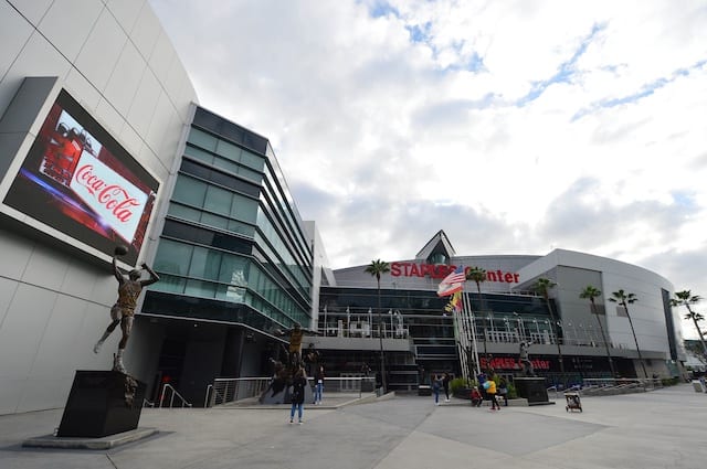 Staples Center exterior view