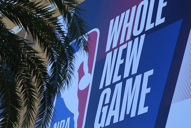 Whole New Game sign, 2020 NBA Playoffs