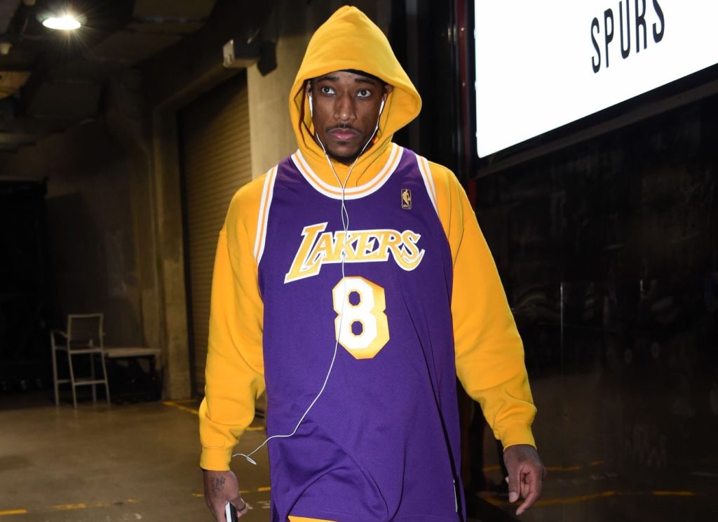 DeMar DeRozan, Kobe Bryant retro jersey, Lakers
